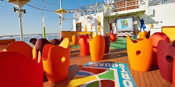 Game Area On Board the Carnival Sunrise