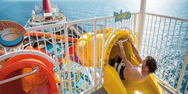 Waterworks Aqua Park On Board the Carnival Sunrise Carnival Cruises