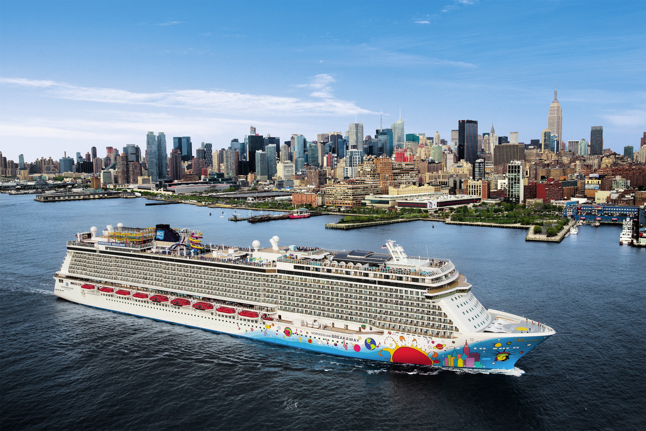 Norwegian Cruise Line Norwegian Breakaway in the Port of New York