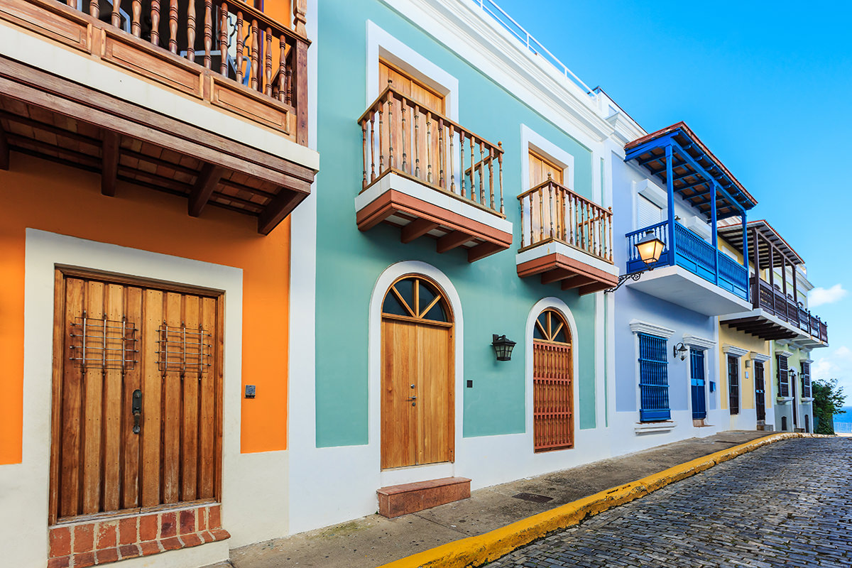 Colorful Buildings in San Juan