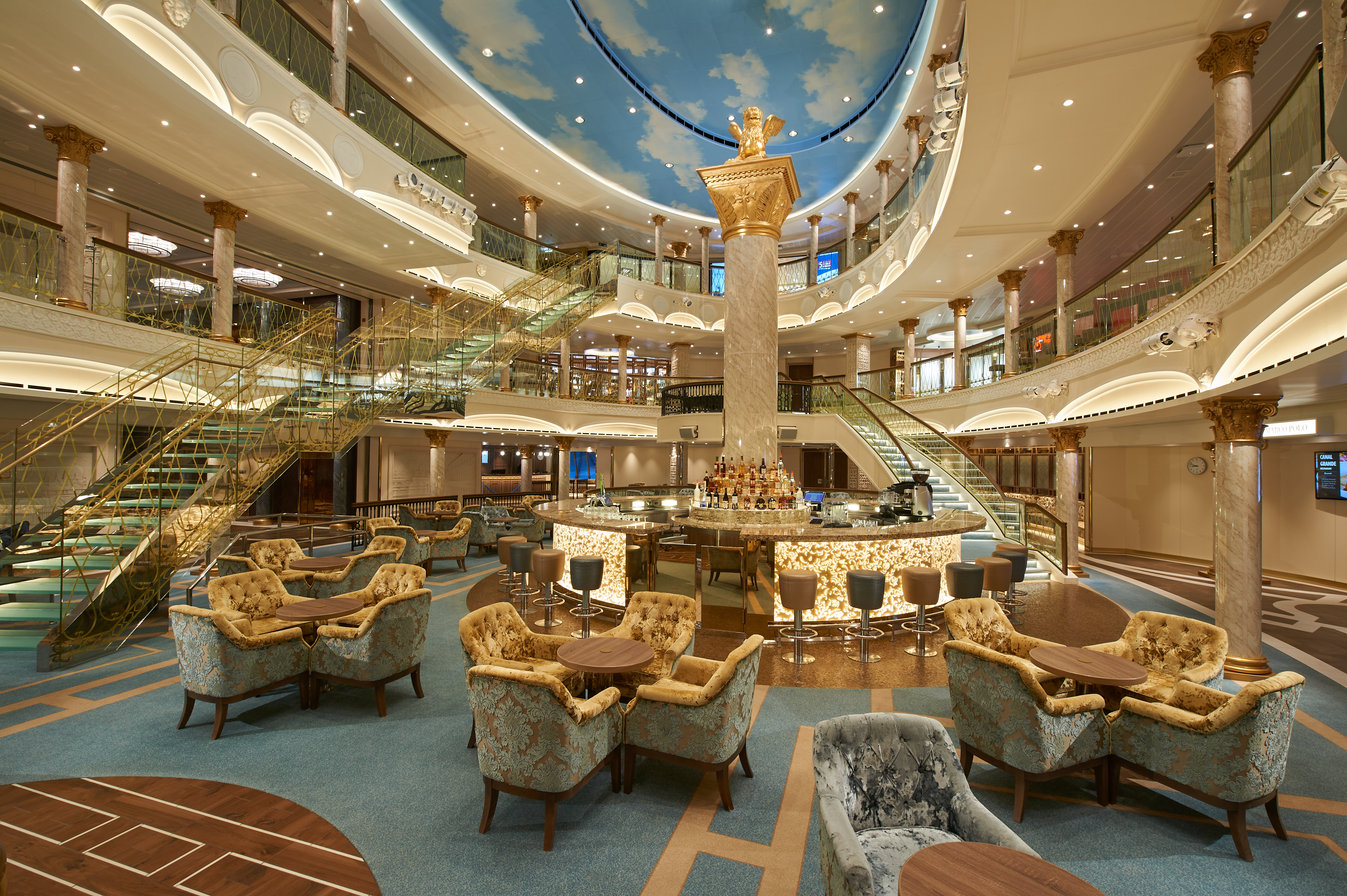 # deck high Atrium Carnival Venezia Carnival Cruise Line