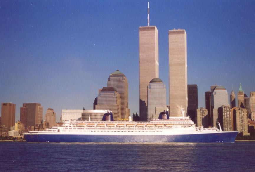 One of the last professional photos taken of the World Trade Center taken on September 5th 2001 